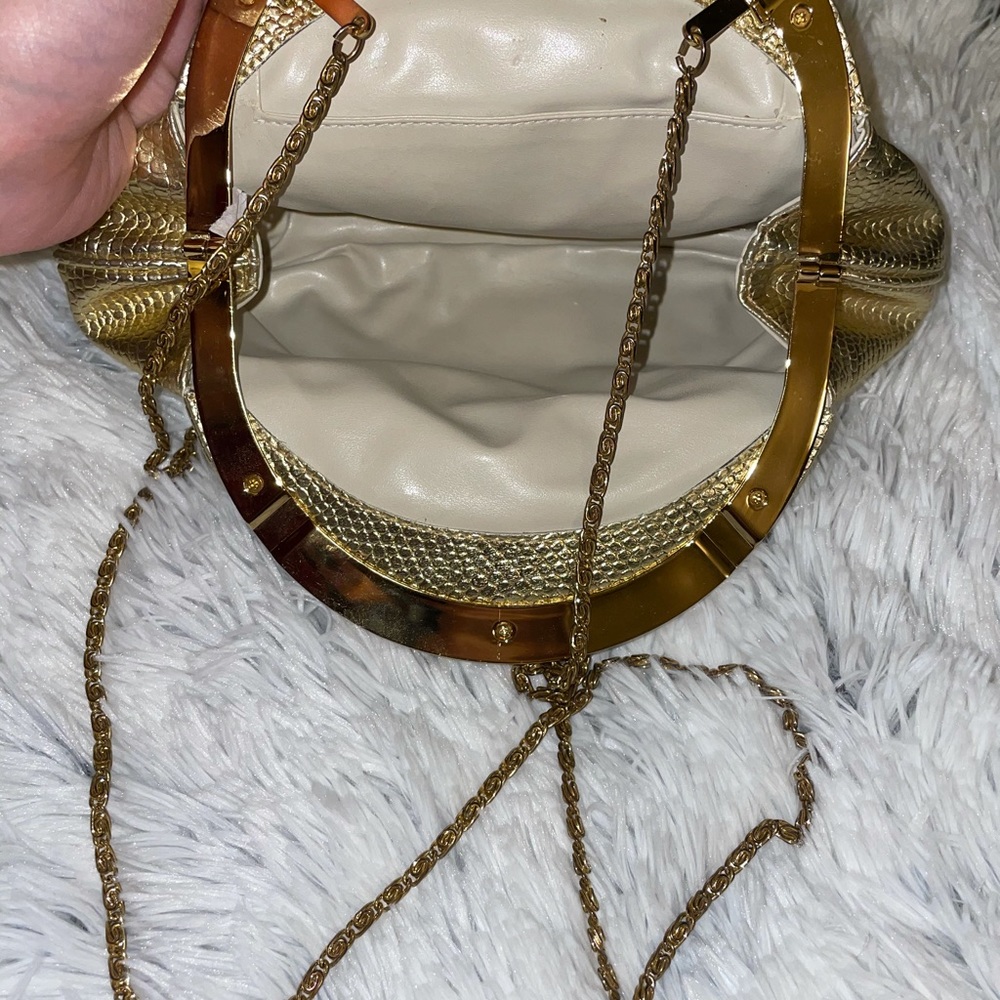 Ashneil Gold Rhinestone Clutch - Picture 4 of 5